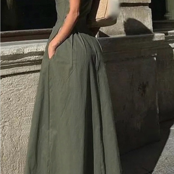 STYLEWE Olive Green Maxi Dress - Picture 4 of 6